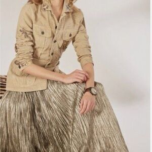 Ralph Lauren metallic maxi skirt